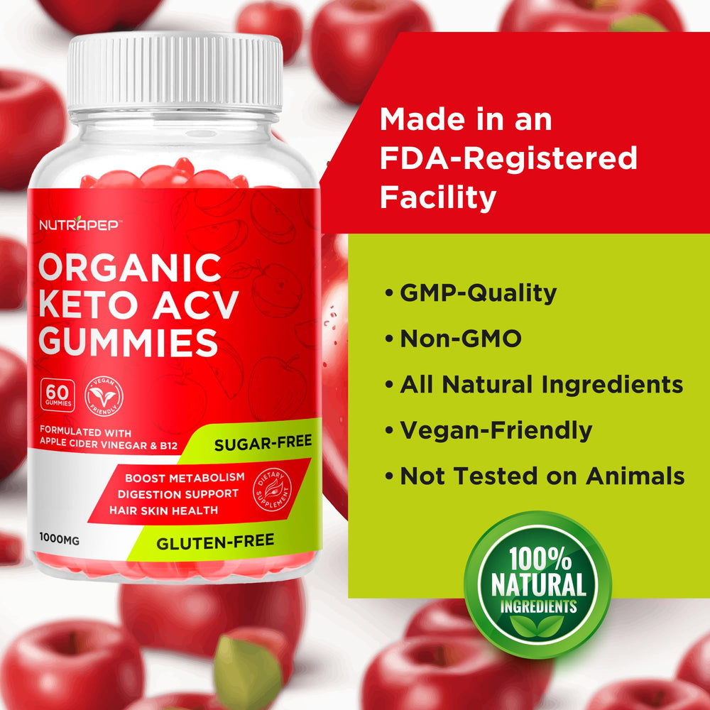 Digestive wellness benefits of NutraPep ACV Gummies