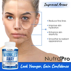 Concept image of anti-aging skin care and a glowing complexion
