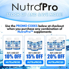 NutraPro 120-day money-back guarantee badge