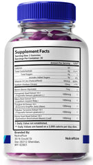 Close-up of Elite Grow XL Gummies for Men on a white surface