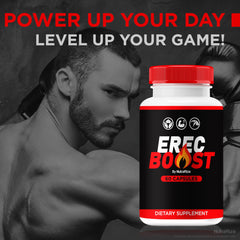 ErecBoost capsules on white background