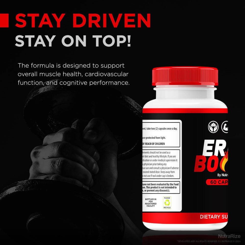 Energetic man with NutraRize ErecBoost