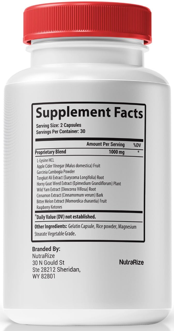 Gluco Renu capsules back label showing ingredients