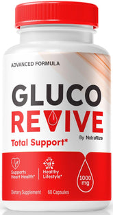 NutraRize Gluco Revive bottle front view