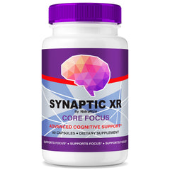 NutraRize Synaptic XR bottle and capsules on a white background