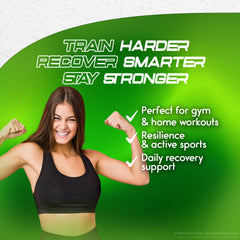 Lifestyle scene featuring NutraRize Tonic Greens for wellness