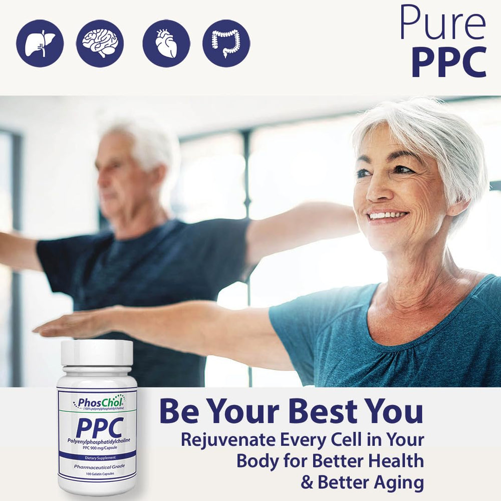 Illustration of phosphatidylcholine PPC extracted from soy lecithin