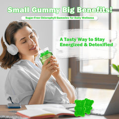 Nutrataste gummies beside breakfast indicating daily routine use