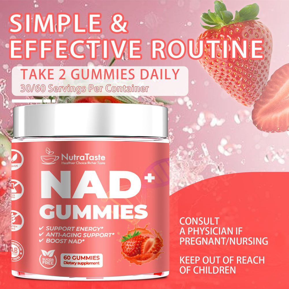 NUTRATASTE NAD⁺ Gummies two-pack packaging