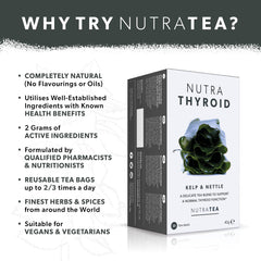 NUTRATHYROID ingredients blend: nettle, lemon balm, kelp and more