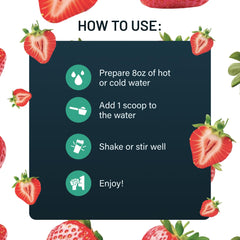 Nutratology GLP-1 Booster Strawberry Mule flavor in serving context.