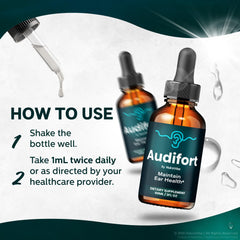 Audifort Original Formula label on bottle