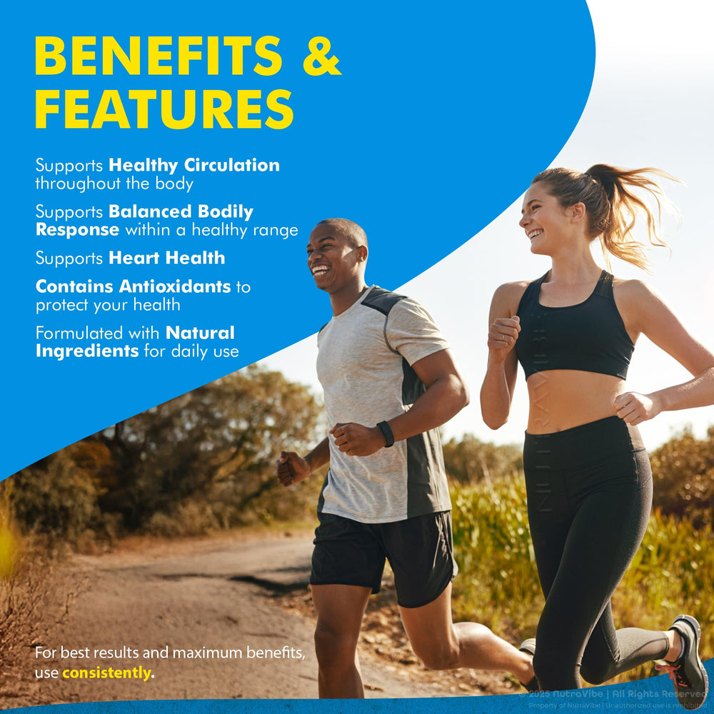 Healthy Flow Blood Support capsules close-up