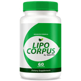 NutraVibe Lipo Corpus bottle with official formula label