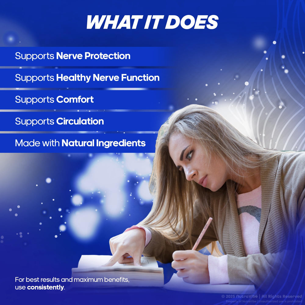 Benefits of NutraVibe Nerve Flow for nerve health