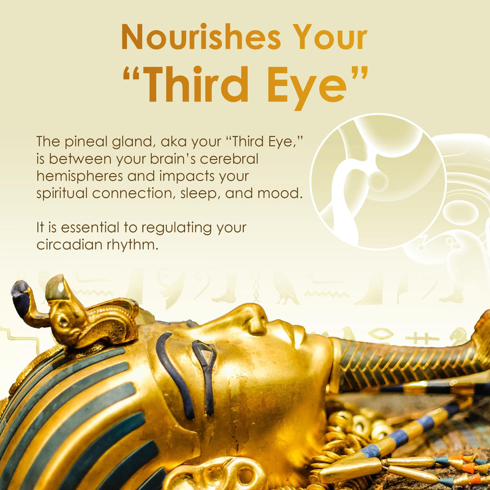 Meditation scene featuring Nutraville Ormus Gold oil