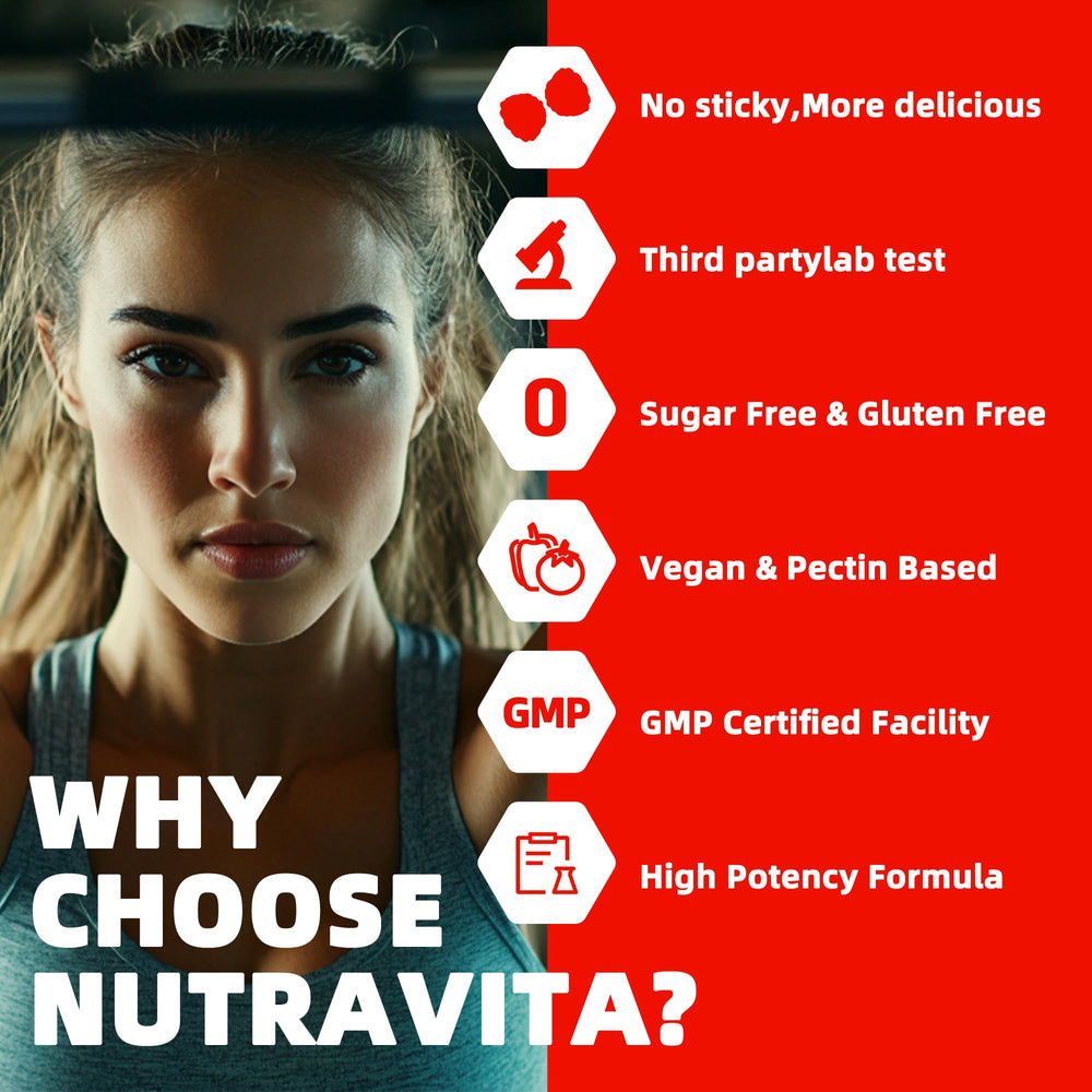 Nutravita EAA Gummies Strawberry packaging