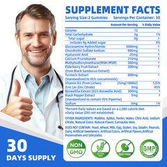 Close-up of blueberry-flavored gummies in a bottle