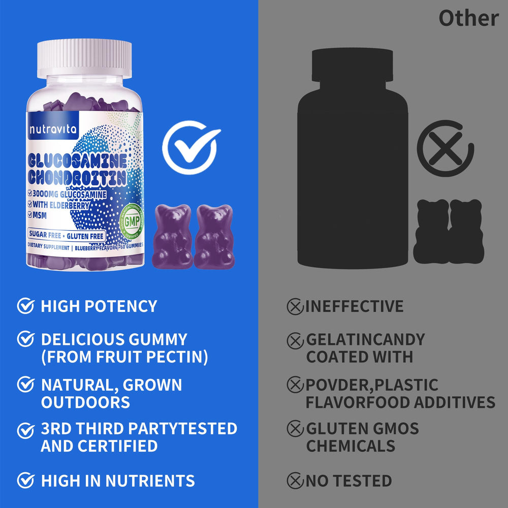 Healthy joint support and immune health gummies