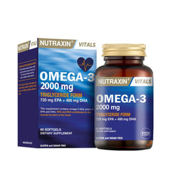 Nutraxin Omega 3 2000mg bottle front view