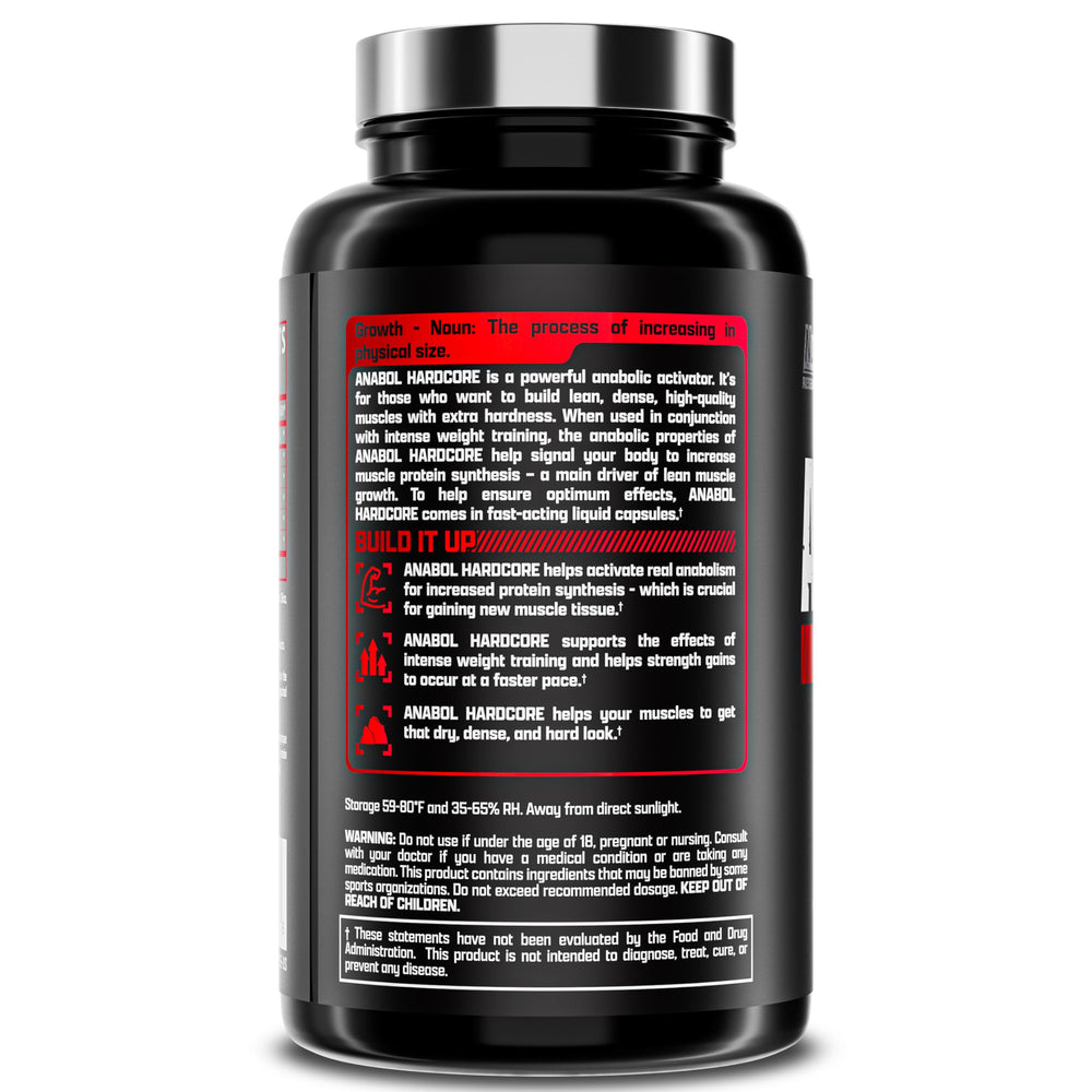 Nutrex Anabol Hardcore product packaging and bottle
