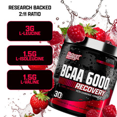 Nutrex BCAA Powder 6000 ingredients list
