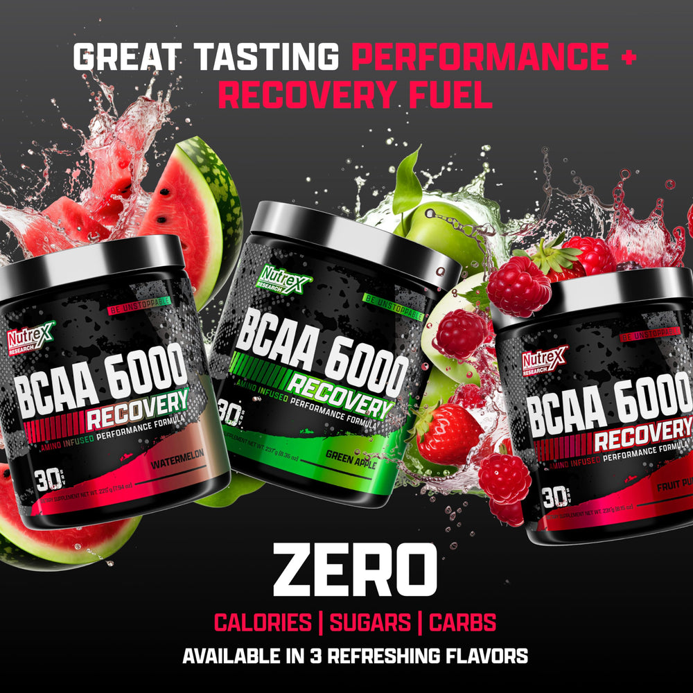 Nutrex BCAA Powder 6000 usage and performance concept