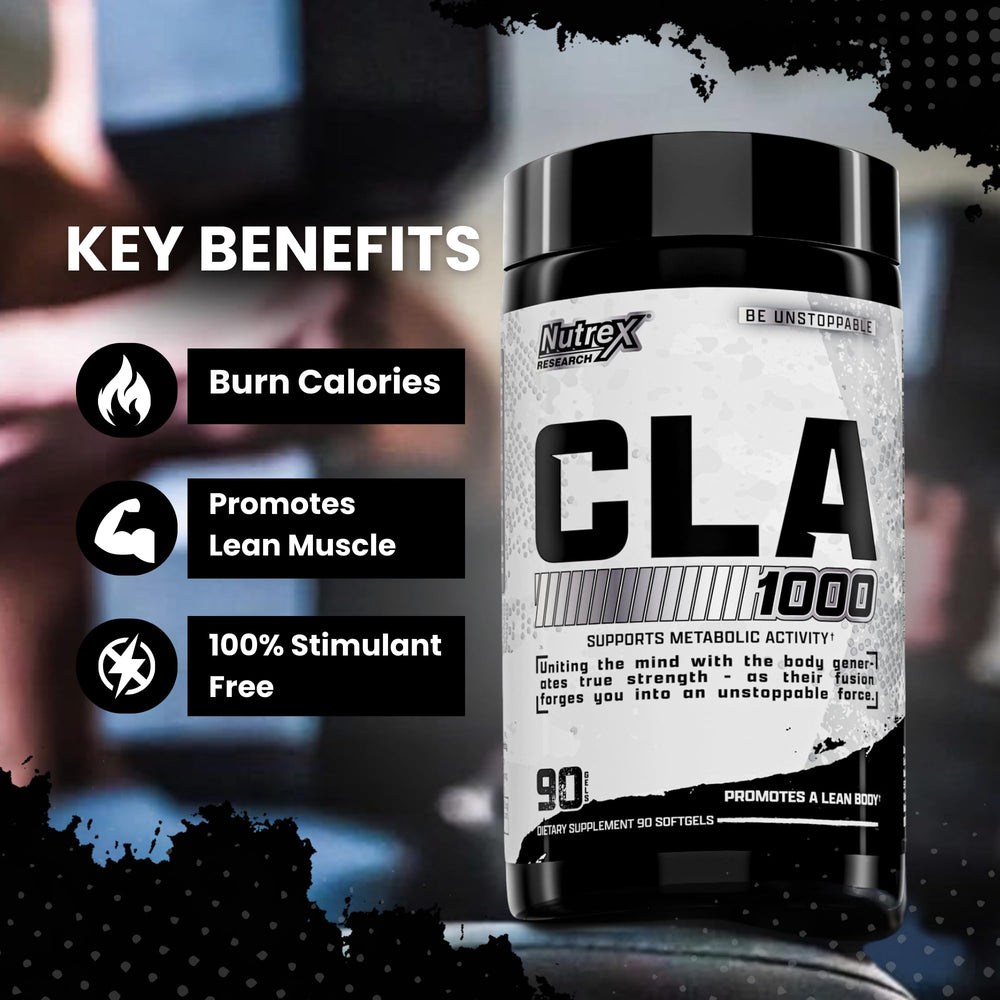 Supplement facts and ingredients on CLA bottle