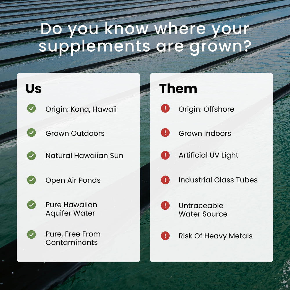 Embalaje de BioAstin Supreme con certificaciones GMP y seguridad