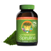 Front view of Nutrex Hawaii Pure Hawaiian Spirulina Powder 16 oz jar