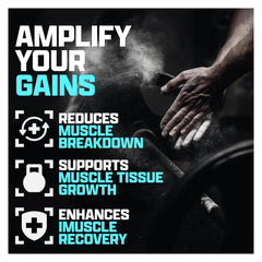 L-Glutamine powder dissolving in water