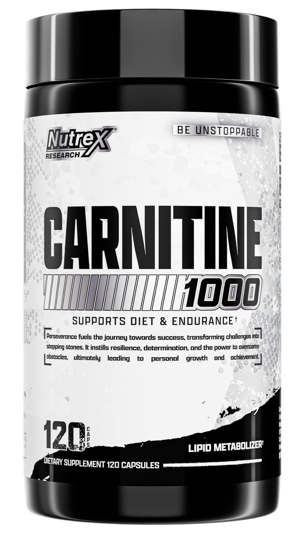 Nutrex Research Lipo-6 L Carnitine 1000mg bottle front view for energy support