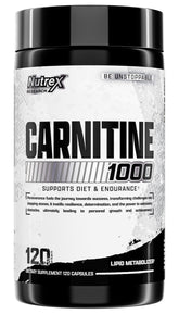 Nutrex Research Lipo-6 L Carnitine 1000mg bottle front view for energy support