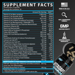 Vitadapt supplement facts panel