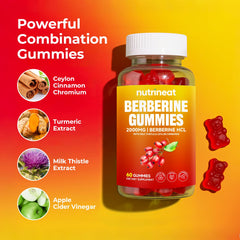 Person taking NutriNeat Berberine Gummies on the go