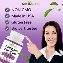 Premium micro ingredients highlighted for collagen supplement