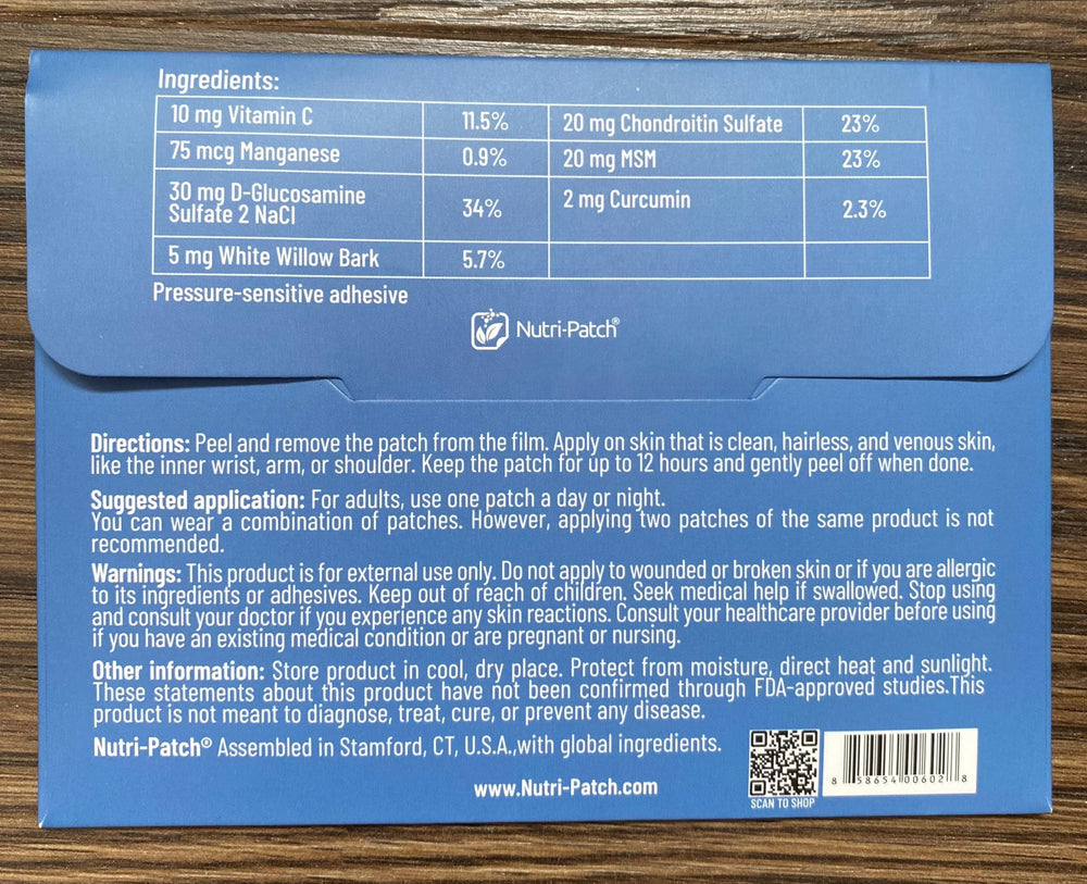 Hypoallergenic, latex-free label on packaging
