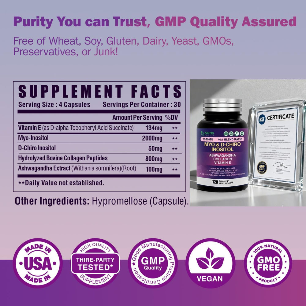 NUTRI POTENTIA single capsule close-up highlighting texture and purity