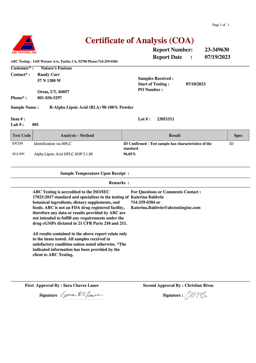 R-ALA with Biotin capsules in blister pack