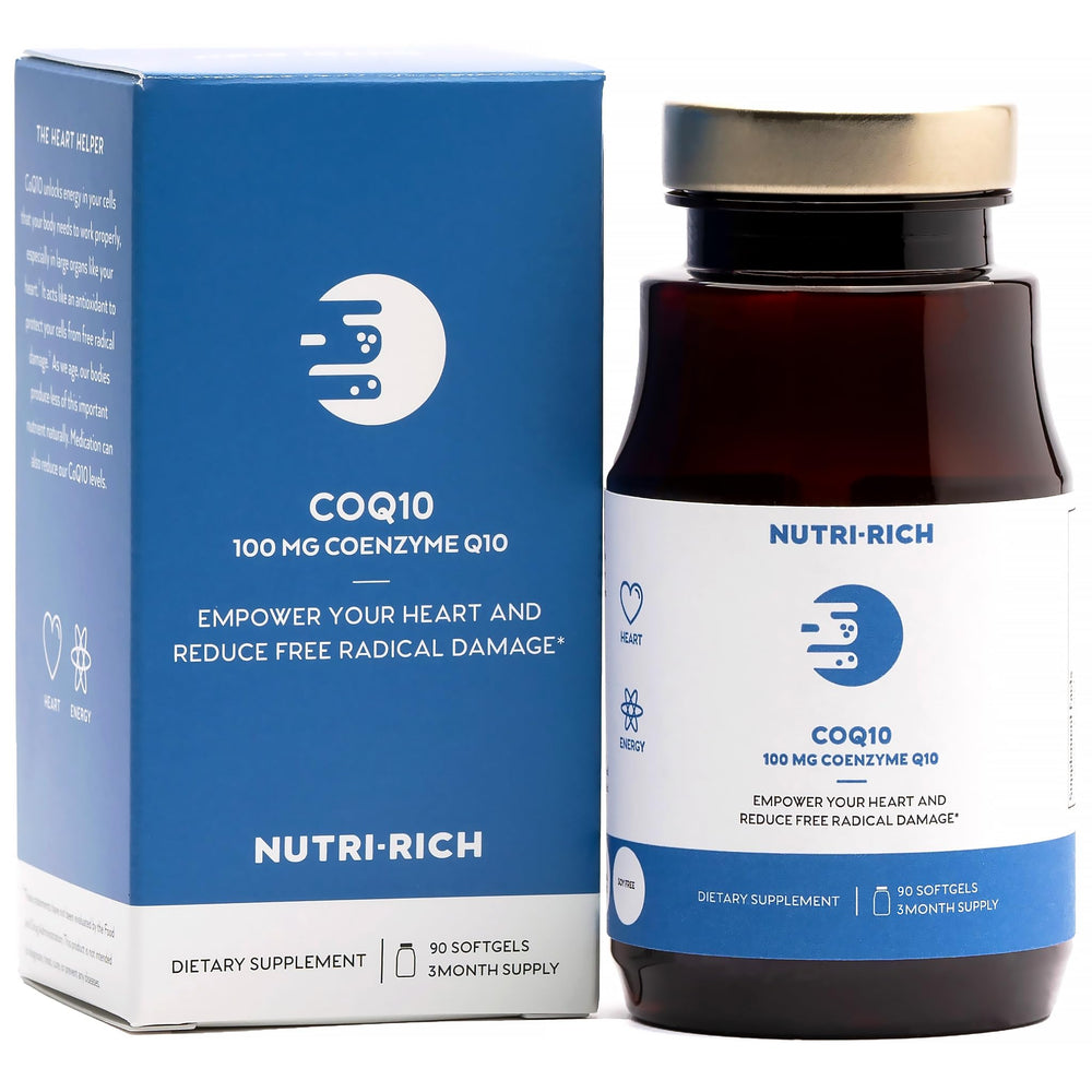 Nutri-Rich CoQ10 Softgels bottle on white background (hero)