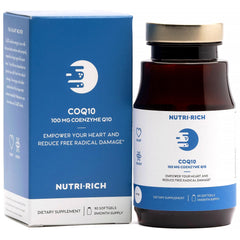 Nutri-Rich CoQ10 Softgels bottle on white background (hero)
