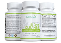Nutri + Synergy 15 Day Cleanse packaging and bottles