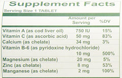 TOTAL MULTIMUNE bottle with capsules and label close-up