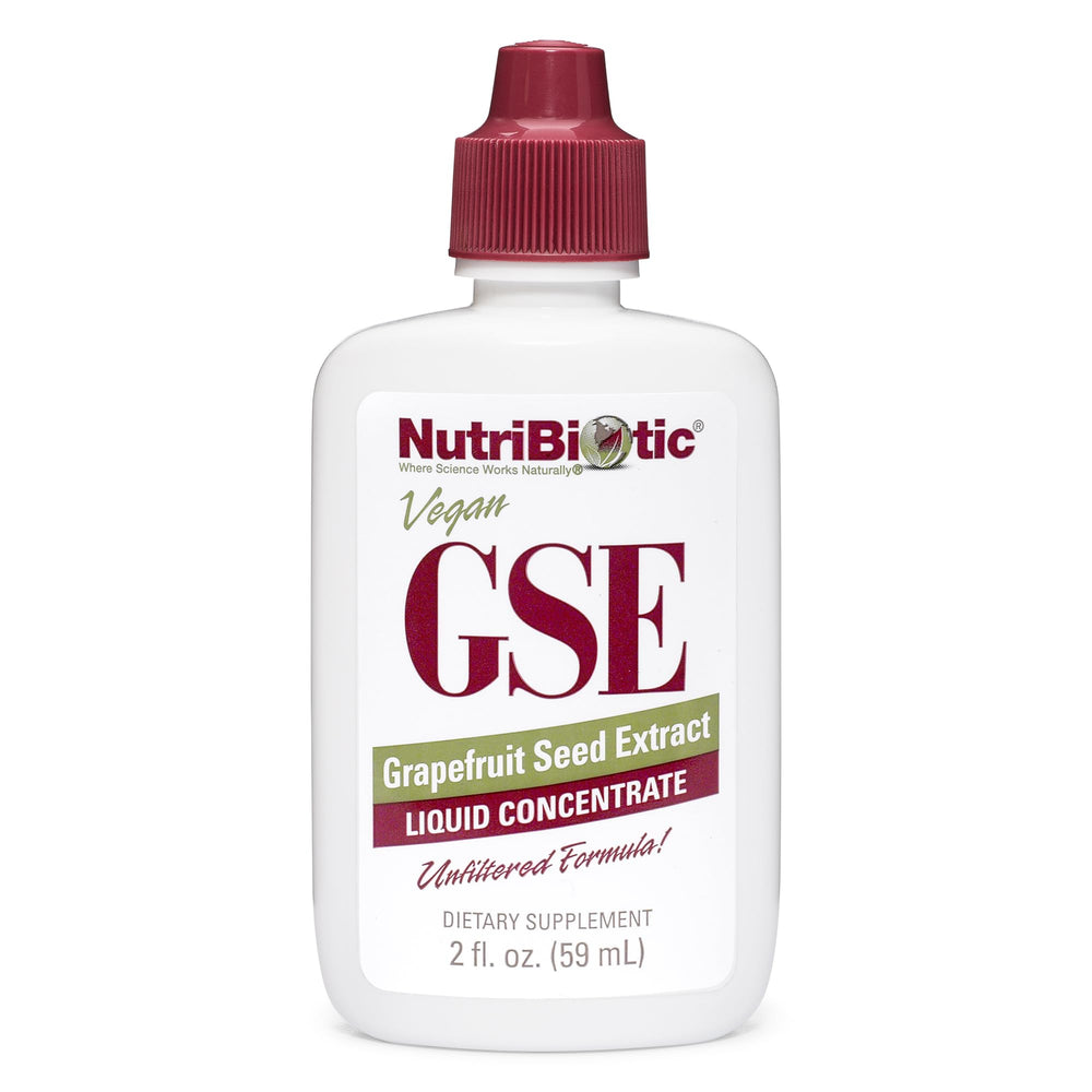 NutriBiotic GSE 2 oz liquid bottle front view
