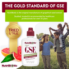 NutriBiotic GSE product label close-up