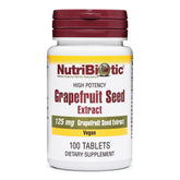 NutriBiotic Grapefruit Seed Extract Tablets 125mg – front view bottle