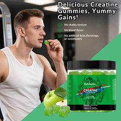Vegan, gelatin-free, gluten-free Nutribota Creatine Monohydrate gummies