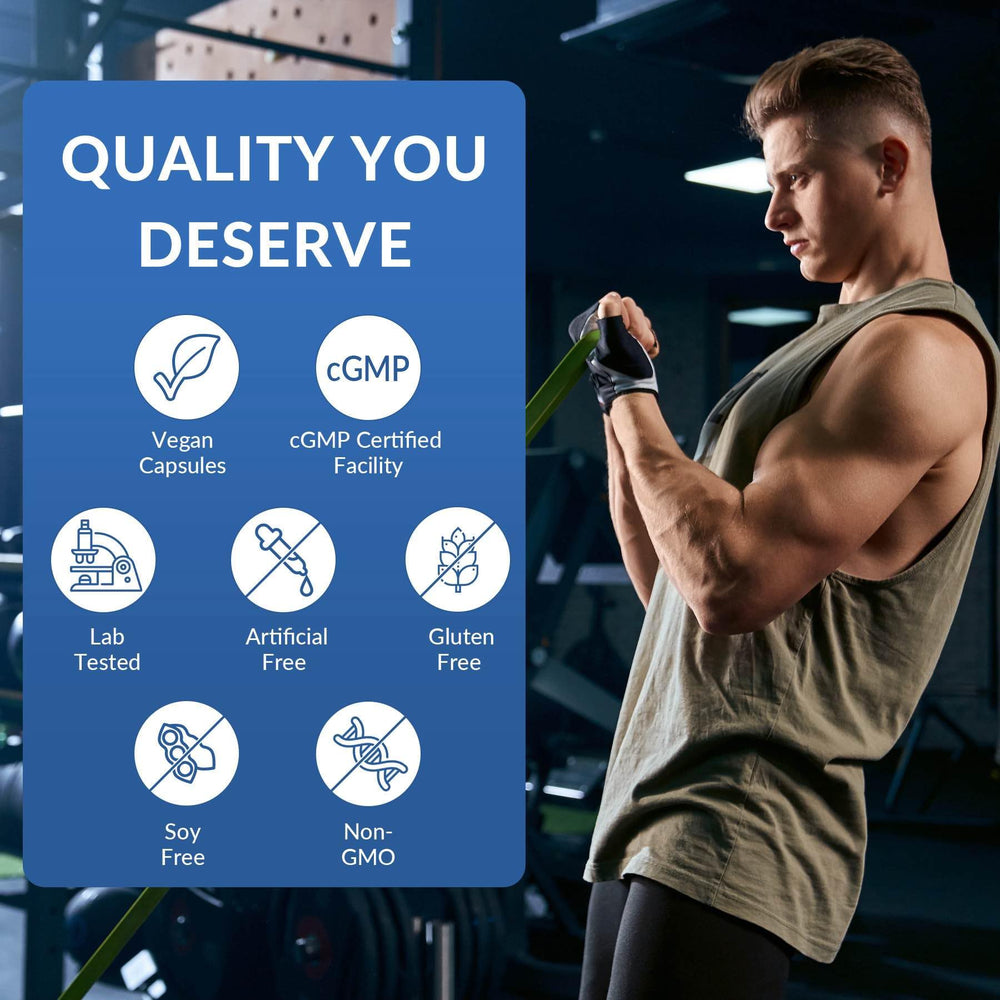 Vegan and gluten-free Nutribota creatine capsules