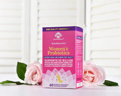 Back label of NutriFlora-Pro showing dosage