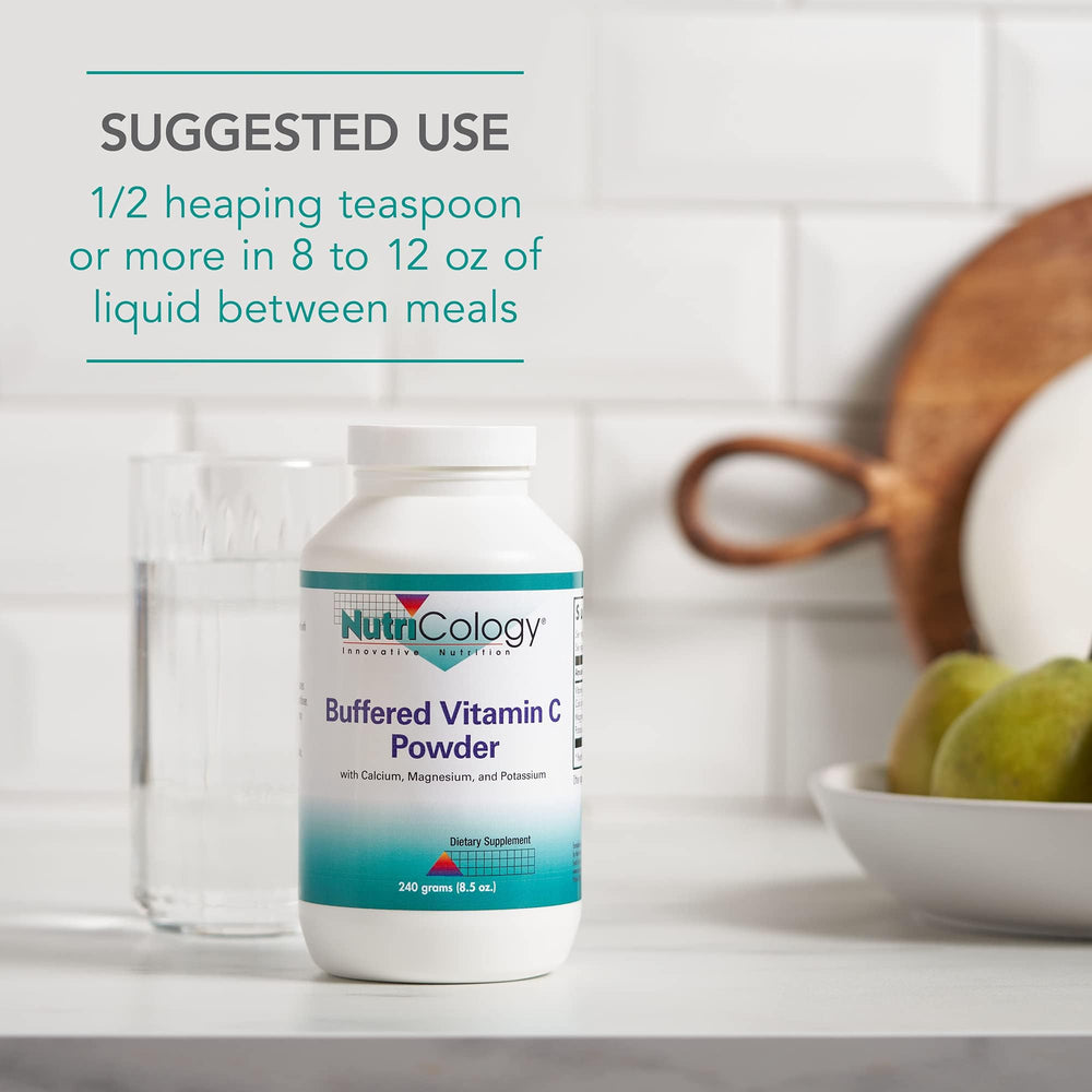 Vitamin C and minerals information on the label